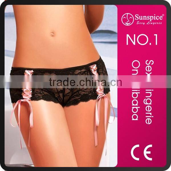 pink color sexy panties cotton ladies underwear