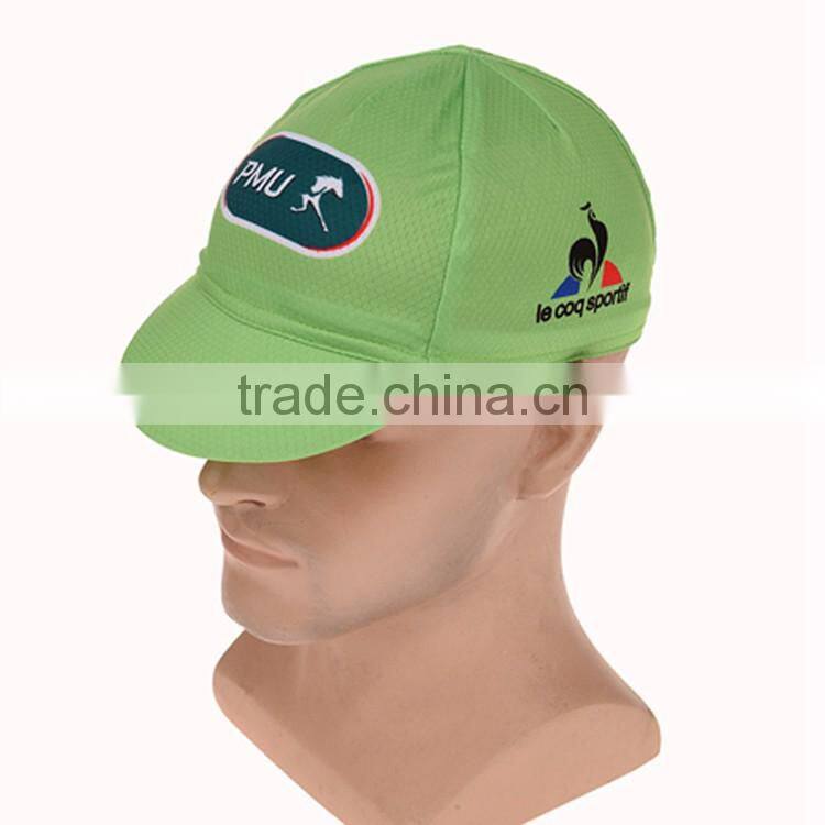Accept sample order Unisex coolmax mesh dry fit custom cycling cap bicycle hat bike