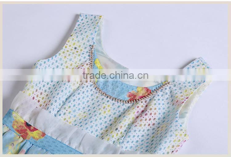 2015 HOYUGO spring new Organza soft fabric slim dress