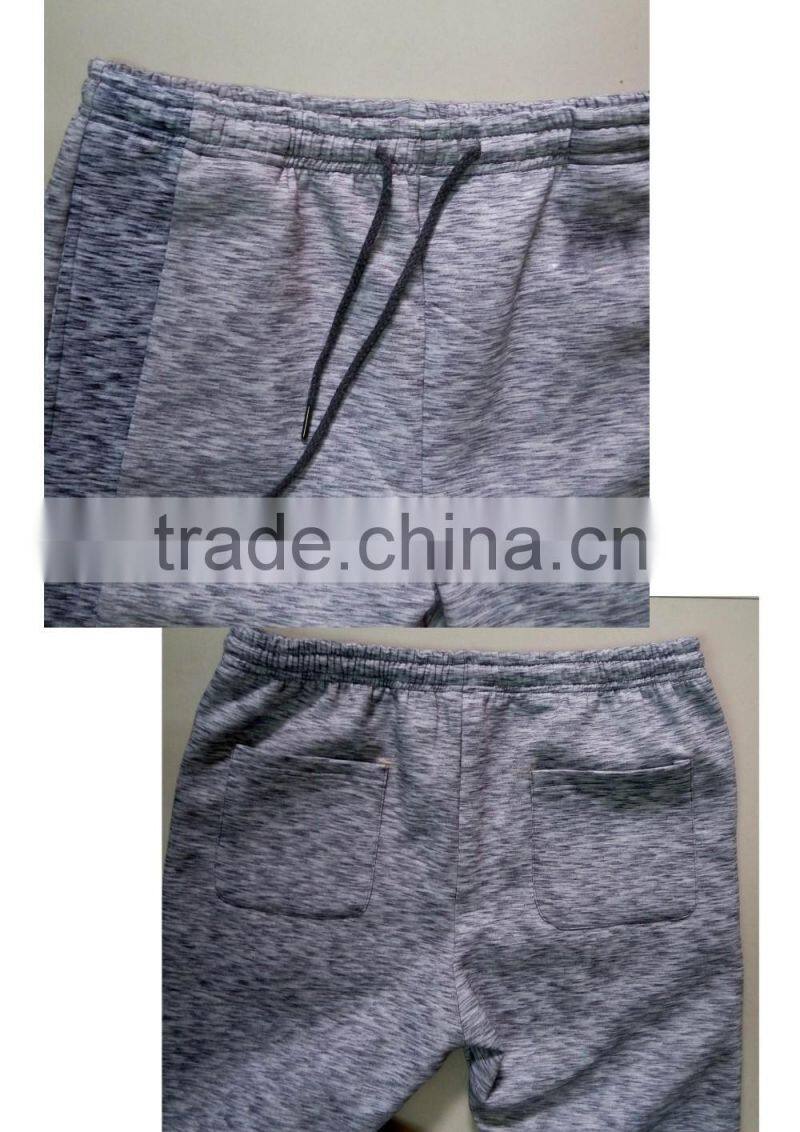 Mens slub tracksuit plain air layer tracksuit gym fitness tracksuits