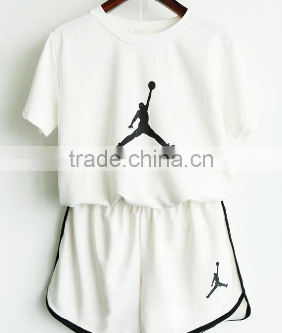 new design custom cotton/polyester women basketball jersey