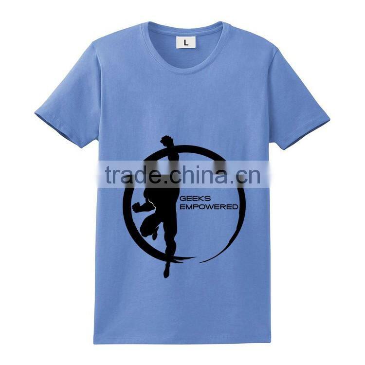 Bulk China Factory New Design Plus Size Blank European Style 200gsm T Shirt
