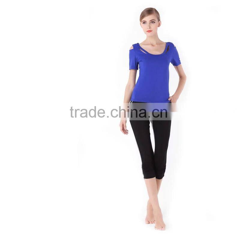 Suntex Wholesale Athletic Wear Women Sport Wear Moisture wicking Sport Top Wear
