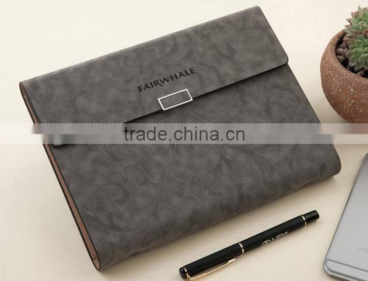 25K faux leather cover planner custom loose leaf binding organizer agenda PU leather notebook