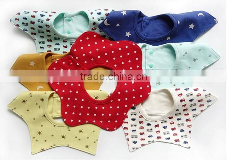 Multi-pattern cotton cute baby boys & girls bib