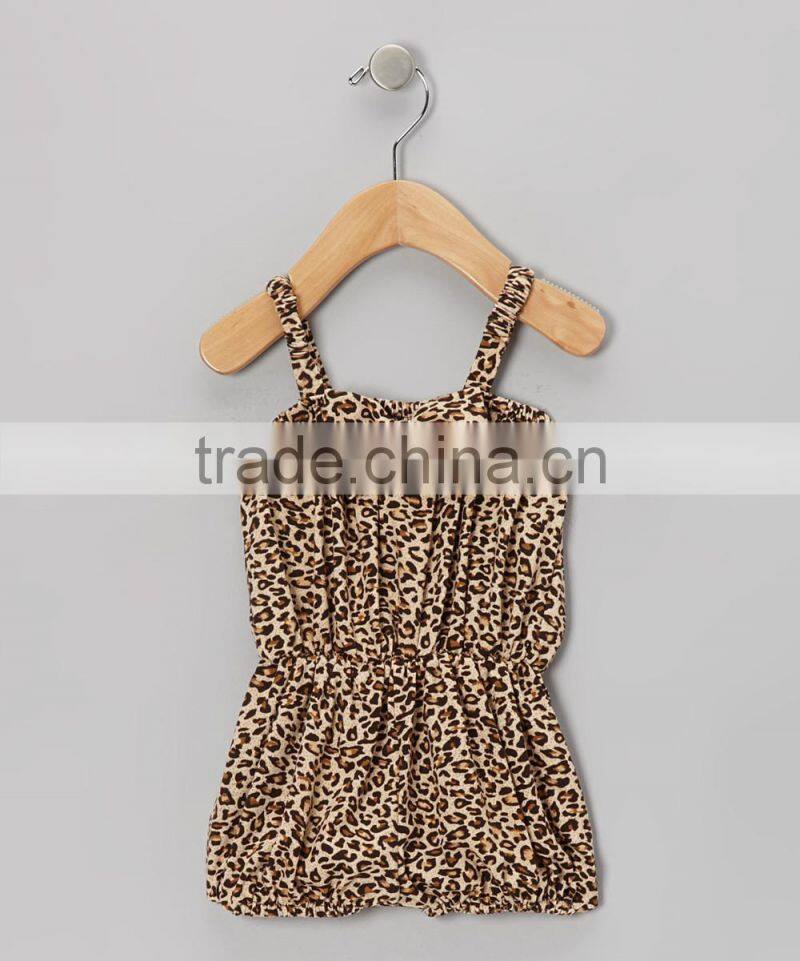 Newest Black Leopard Baby Clothes Newborn Girl With Bow Baby Bodysuit Fashion Babies Clothes RR90425-9