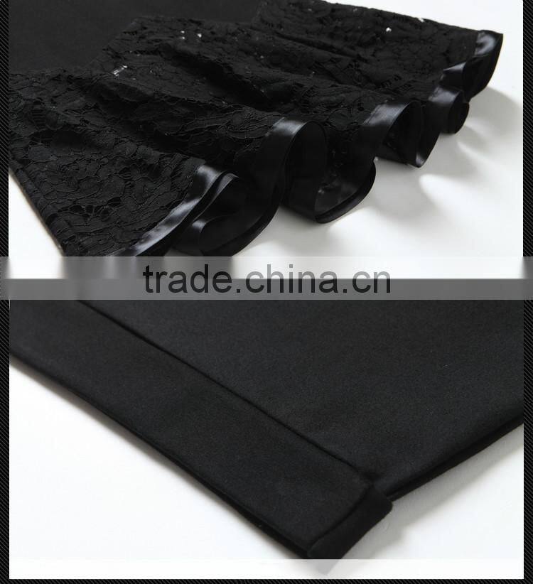 2016 Latest Fashion midi skirts oem lace fishtail pencil sexy women skirt for wholesale