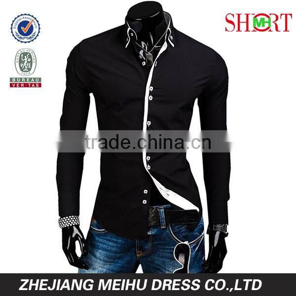 Latest style men's dress shirt fashion gay men shirts