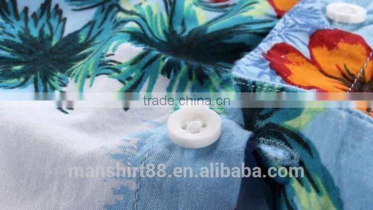 Stylish men t-shirts cheap fancy hawaiian shirts wholesale