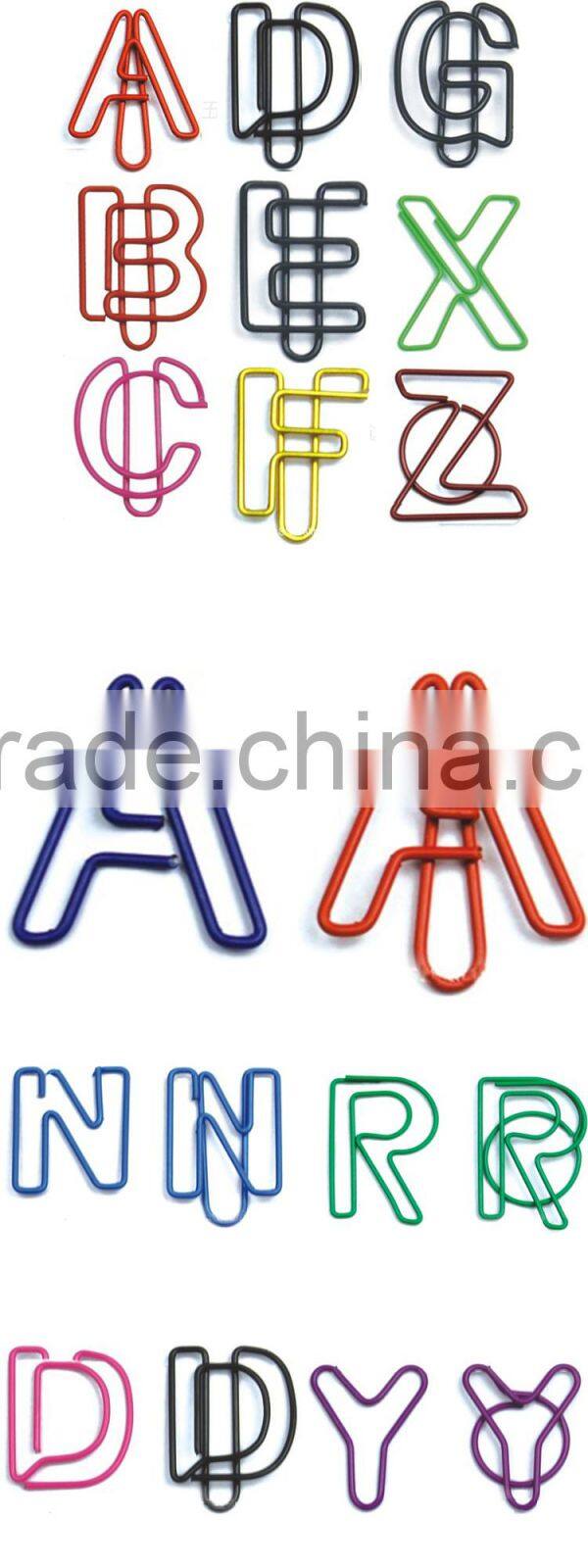 Strange Shape Different Kinds Letter Shaped Paper Clip