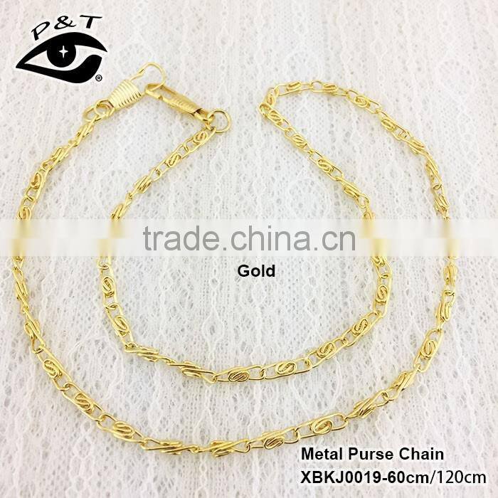 42cm Metal Handbag Chain Metal Chains for Purses Zinc Alloy Plating Jewelry Findings Bag Hardware Accessories for Bags Garment