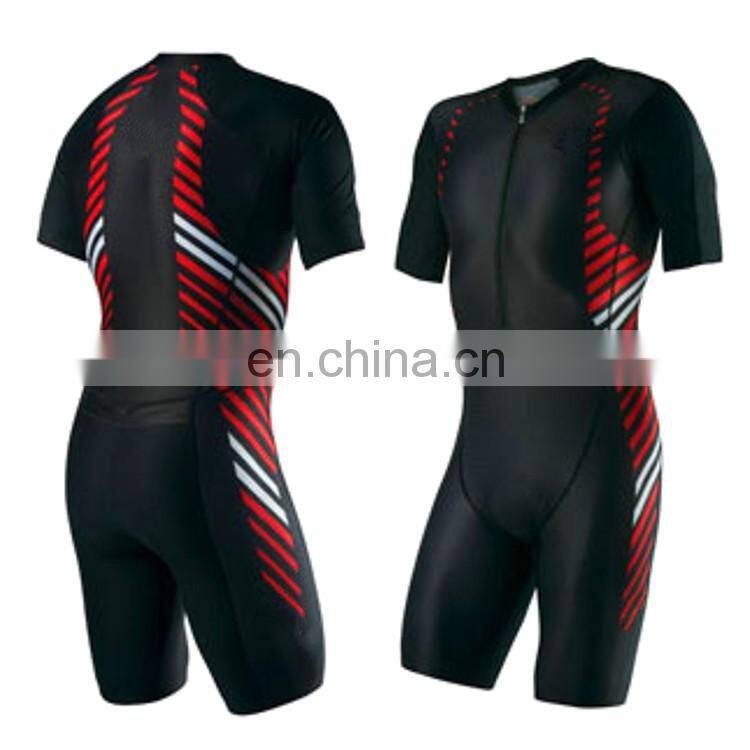 Professional custom design shorts sleeve triathlon wear