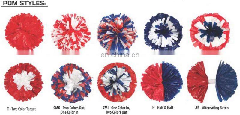 PET cheering pompom Plastic cheerleader (Sold Individually) pom pom you jizz tube pse japan free pom tube8 japanese fur pom poms