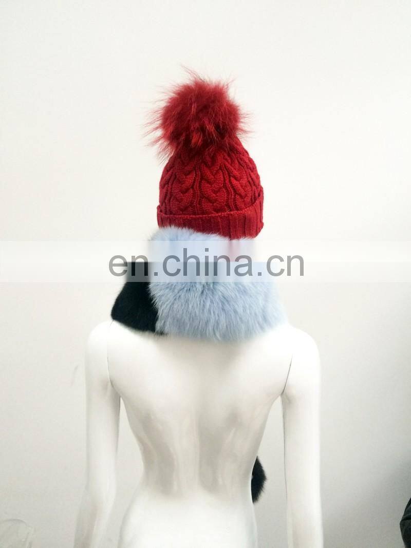 Real Natural Top Quality Women Winter Cheap Ladies Fox Fur Girl Scarf