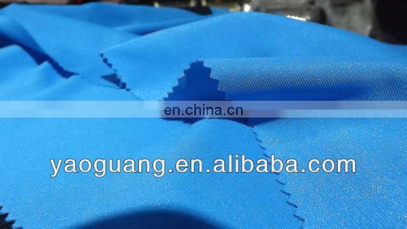 Lady dress Polyester spandex fabric