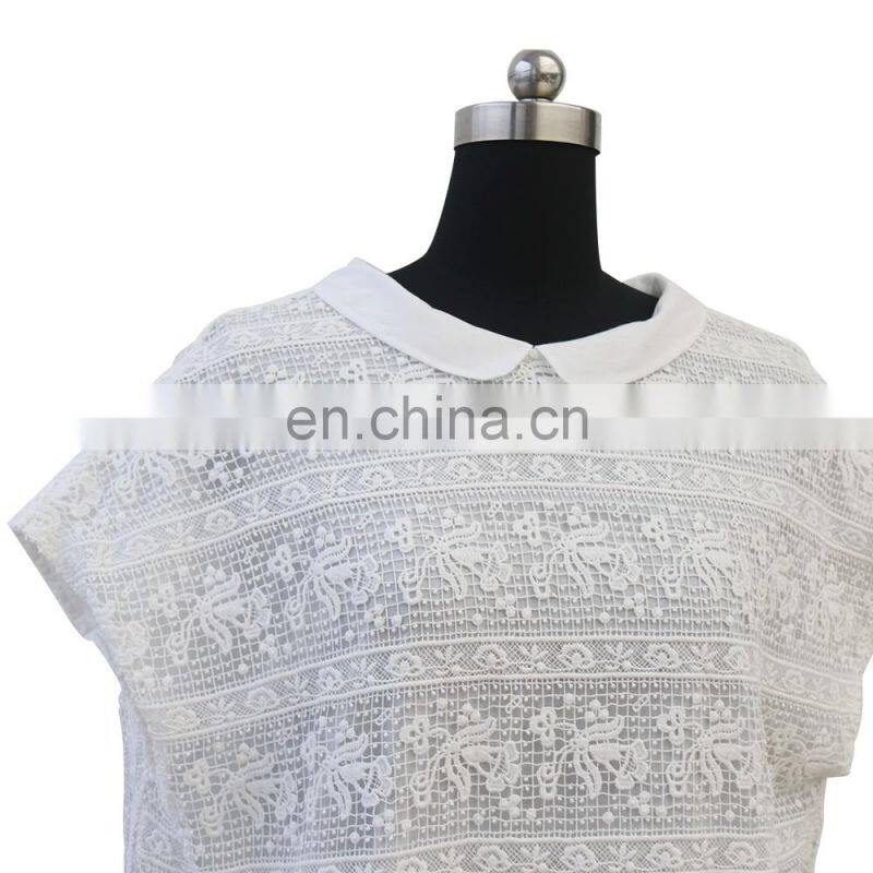 Women Spring Summer fashion one-piece lace dress