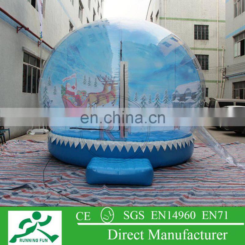 inflatable christmas ornaments snow ball,inflatable snow advertising ball for sale ICM-10