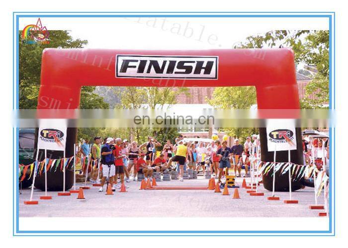 Customized inflatable finish line arch for sport race,outdoor running inflatable archways for advertising to sale
