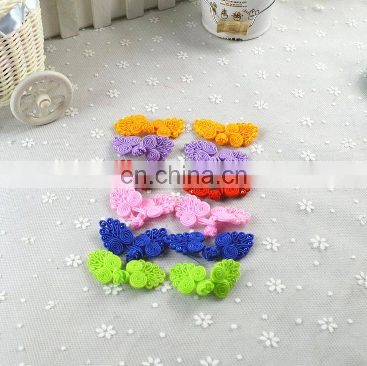2016 custom high quality different color Chinese knot cheongsam button