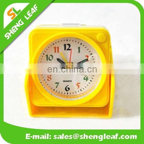 Gift promotion alarm clock, wholesale supply colored travel alarm clock