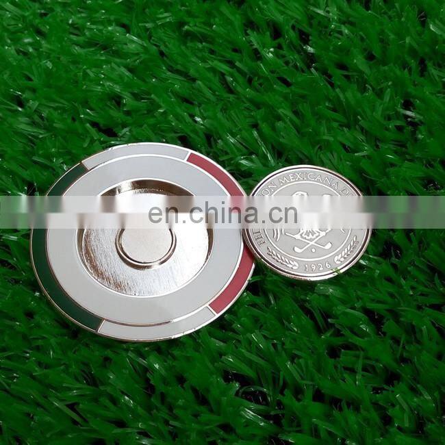 Unique design metal magnetic ball markers with 4.3mm thickness