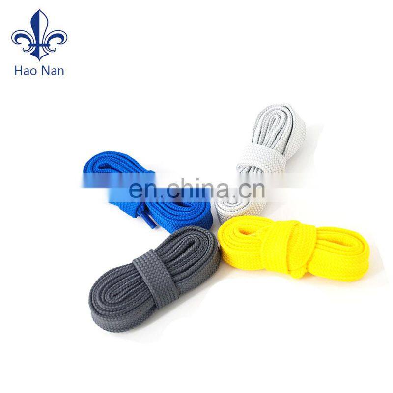 Wholesale polyester printed flat custom shoelaces manufacturer/ waxed shoe laces