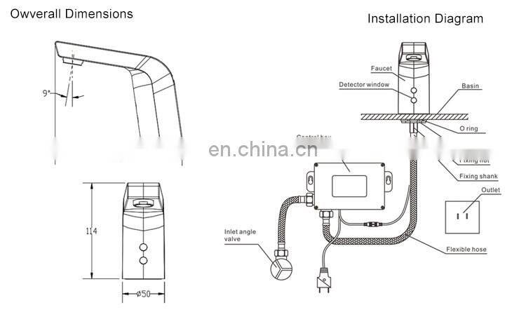 Automatic Sanitary Basin Water Tap