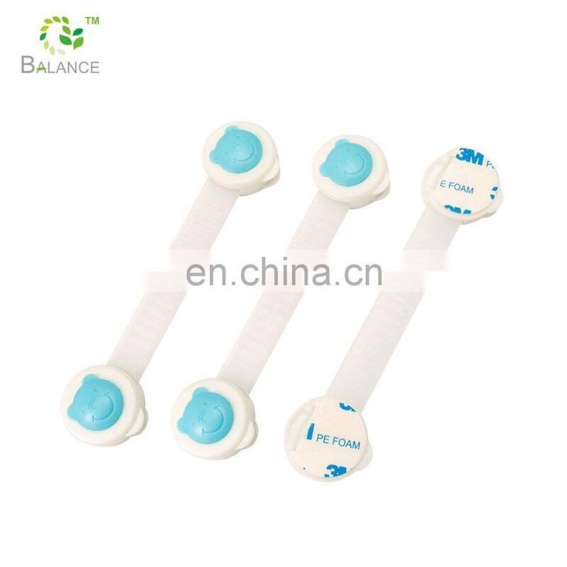 Baby Children Safety Plastic Lock Cabinet Door Drawers Toilet Fridge Latch