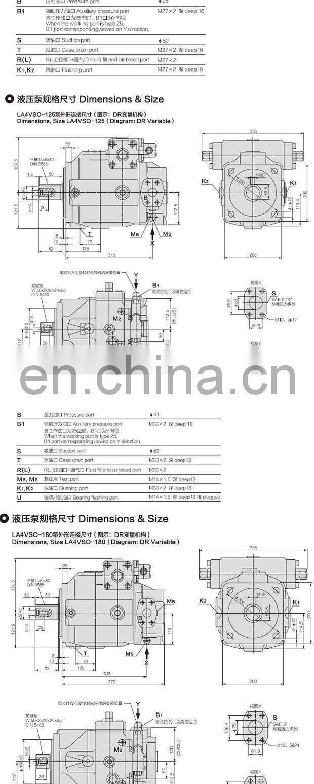 A4VSO250LR2/30R-VPB13N00 Axial Piston Variable Pump