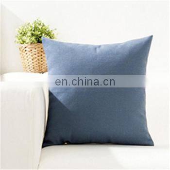 Custom Simple digital printing cotton linen throw pillow case cover