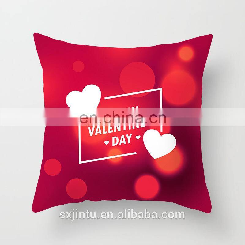 Custom Digital Printing Valentine's Day decoration Throw Pillow case Covers