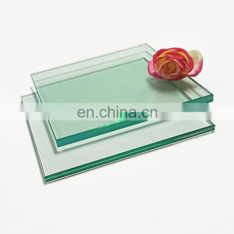 safety tempered toughened laminated glass for outdoor balcony railing handrail with aluminum and stainless steel fittings price