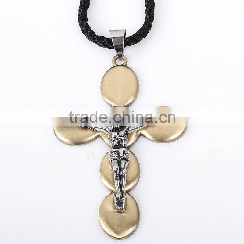 Titanium steel pendant cross of Jesus