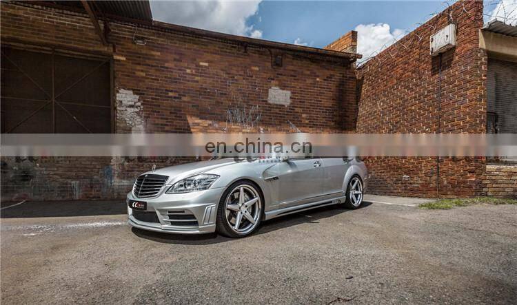 Good fitmen WD style body kit for Mercedes Benz old S CLASS w221 for 2006-2013 front bumper rear bumper side skirts