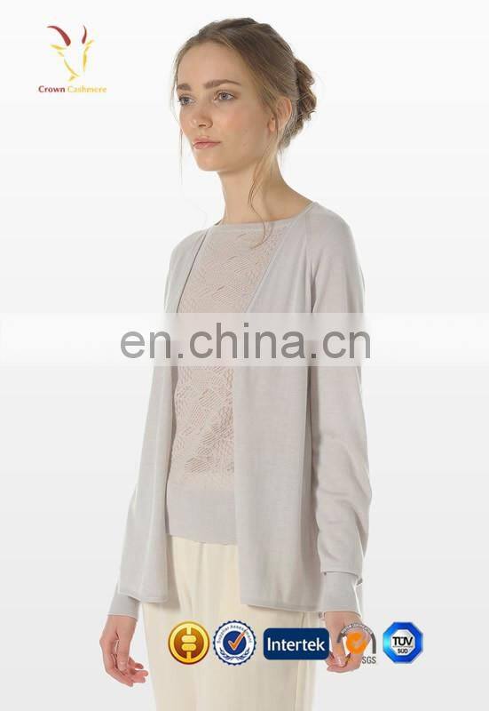 Thin Jumper Cardigan Women Silk