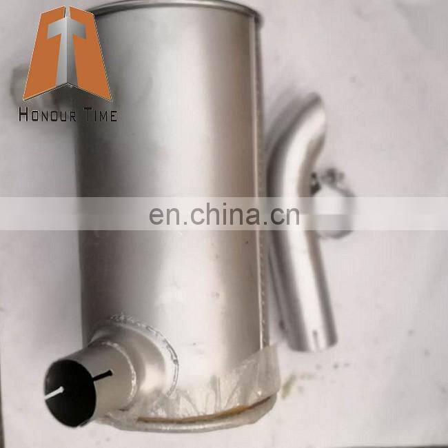 6204-11-5350 PC60-6 muffler for diesel engine 4D95 exhaust muffler tail pipe dia 70