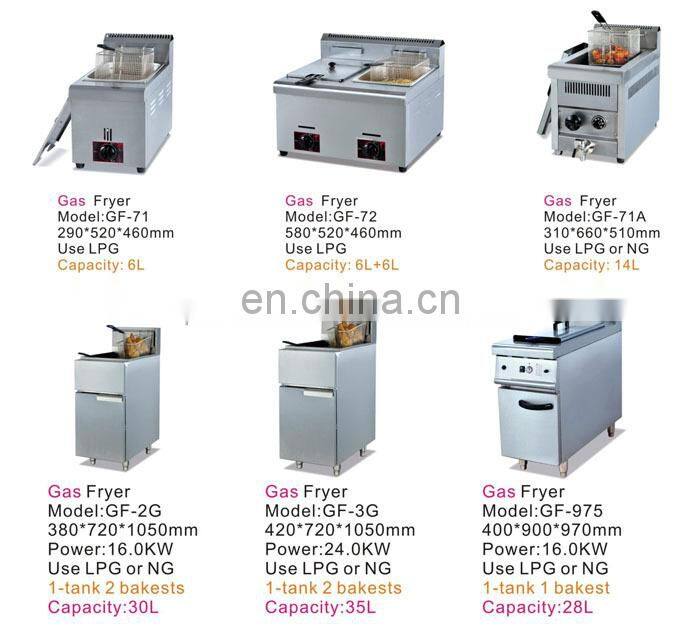 Commercial Double Tanks Counter Top Electric Deep Fryer with capacity 16L