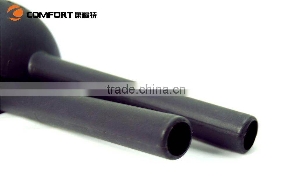 black plastic mini ice bucket scoop