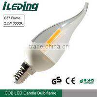 220-240V E14 COB LED Candle Light Bulb 2.2W Made in China
