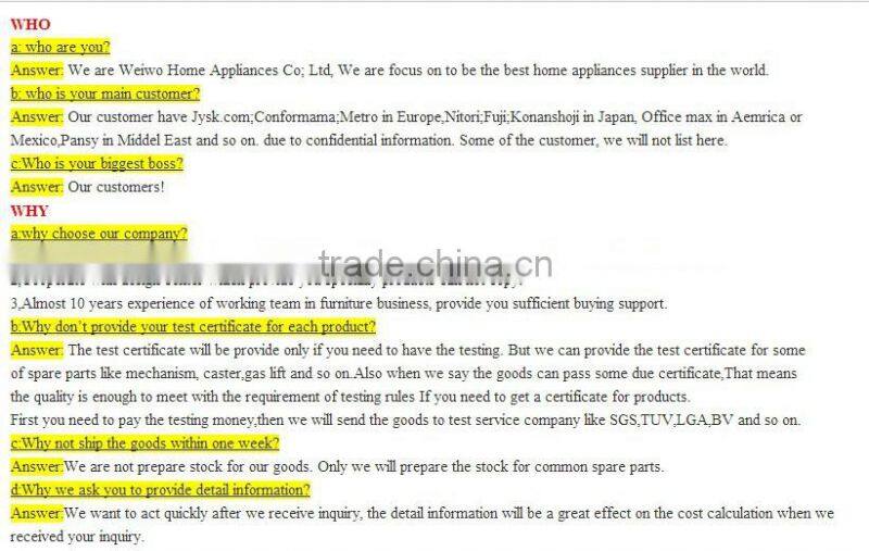 WorkWell leather storage ottoman Kw-D9026