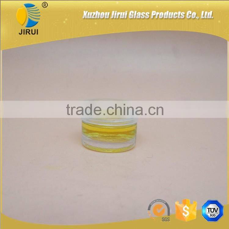 3ml Clear Eye Cream Glass Jar with cap