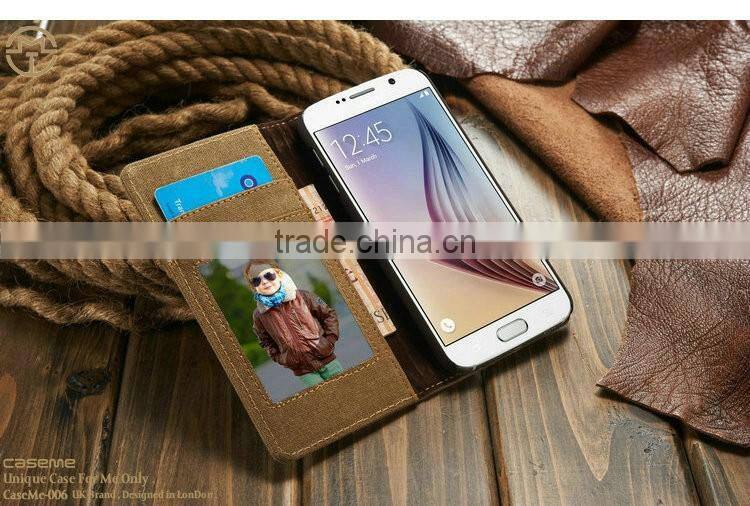 Factory Cheapest Quality Wallet Case for Samsung S6 for Samsung Galaxy S6 edge Case
