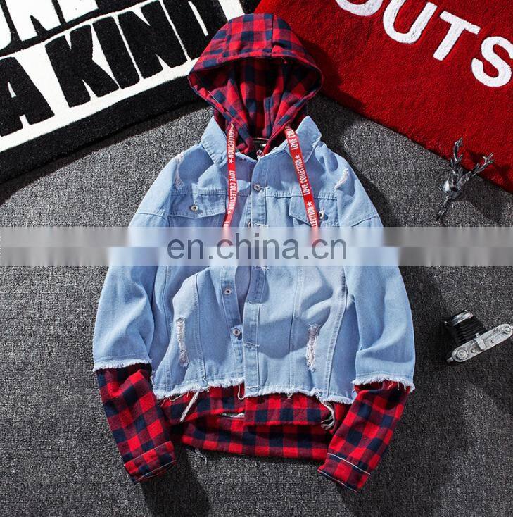 Wholesale new cartoon print student denim jacket female temperament casual jacket student spring and autumn jacket
