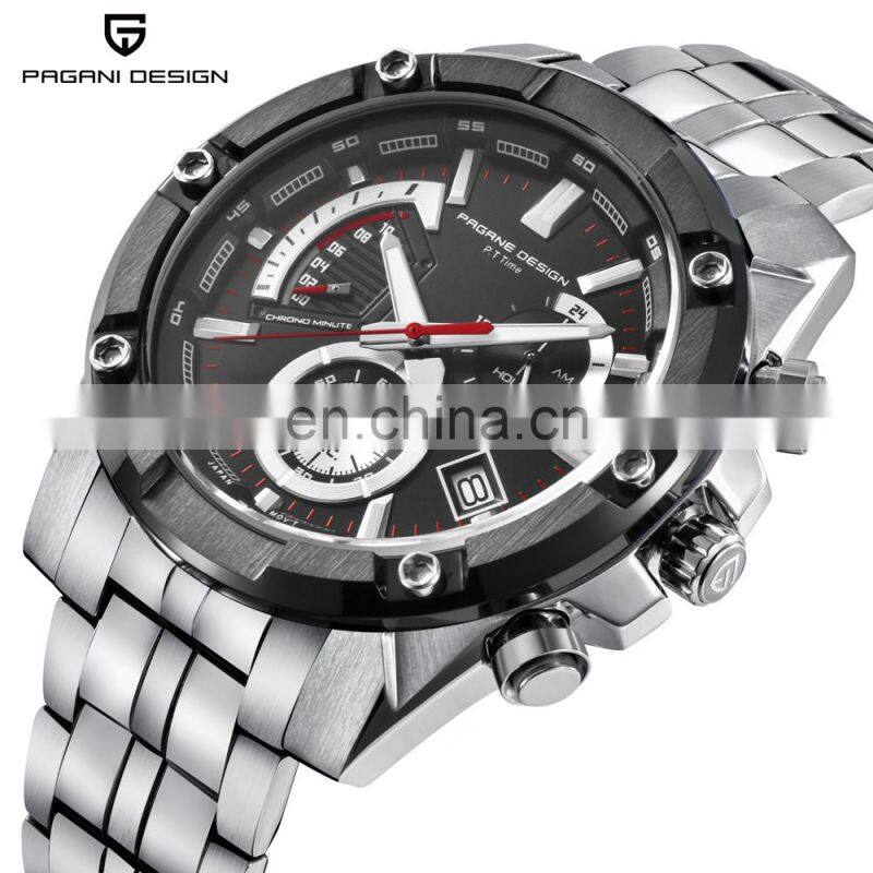 PAGANI DESIGN 3311 Men's Fashion&Casual Watch Quartz Movement High Quality Business Watch Auto Date