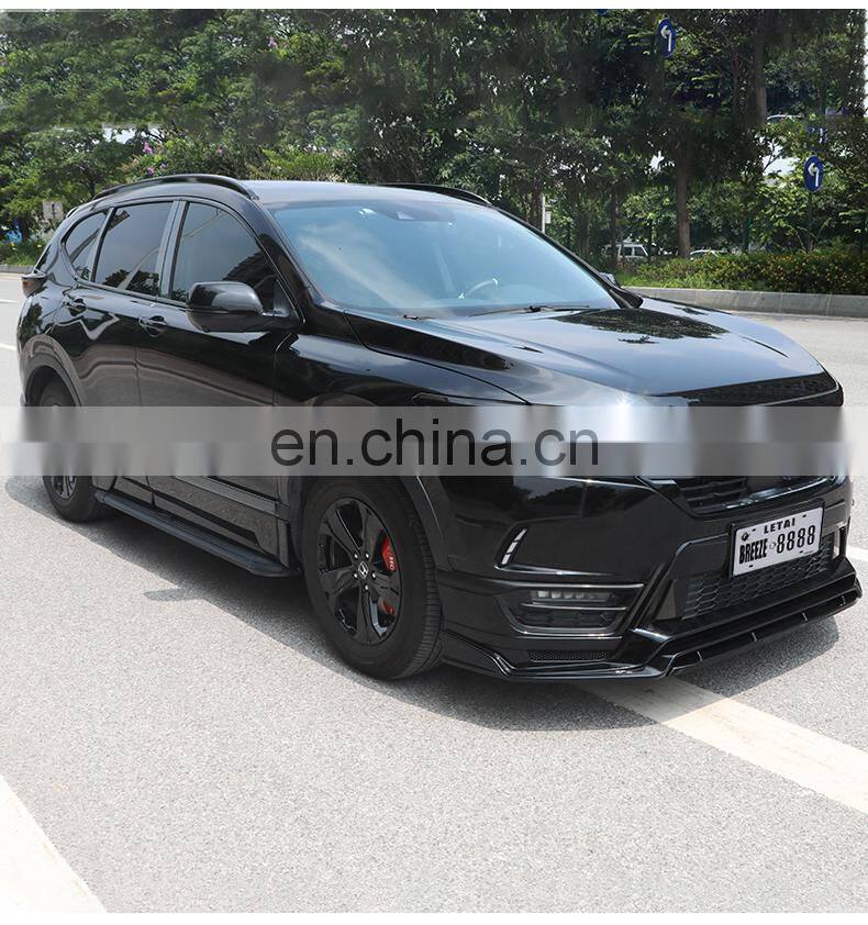 Runde Perfect Fitment Kits For 20-21 Honda Breeze LT Black Warrior Sports Body Kit Front Lip Side Skirts Rear Lip Tail Pipes