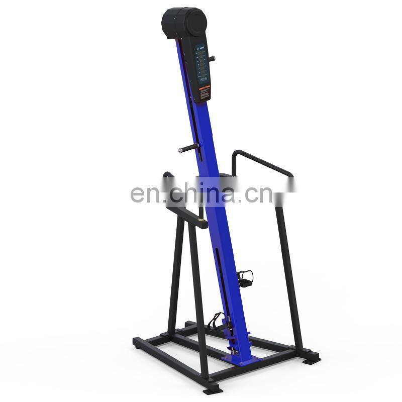 Wall Mounted Resistance Climbing Trainer Commercial Gym Equipment Motorized Vertical Climber Machine