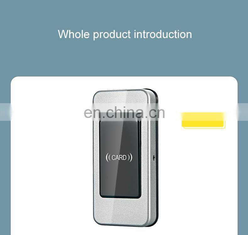 High Security Cabinet Door Lock Gym Spa Magnetic Panel Latch Card Rfid Hidden digital Cabinet Locker Lock With Free Bracelet