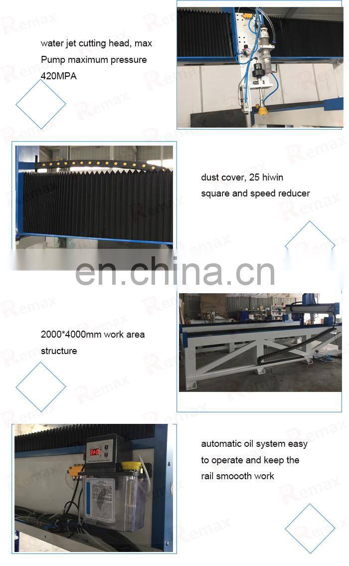 Remax water jet cutting machine