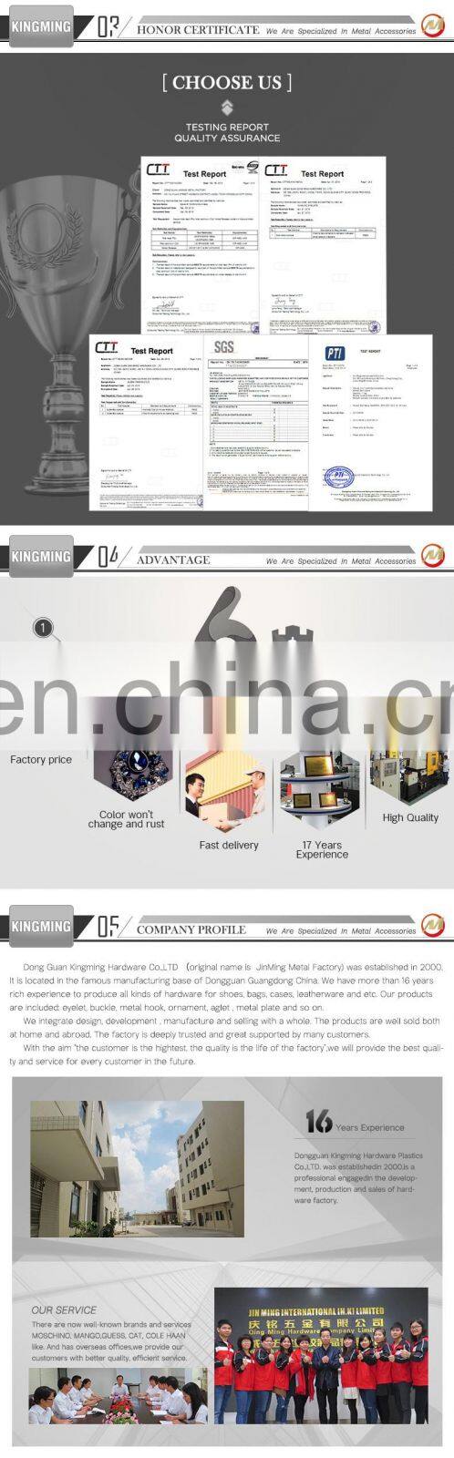 Metal Bag Hardware Colored Metal D Ring For Handbags