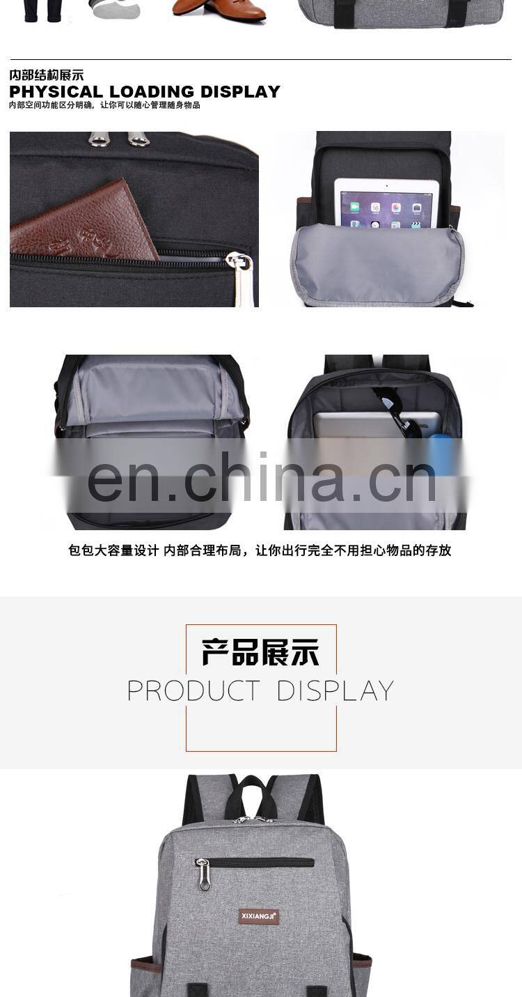 Backpack men's business backpack men's travel outdoor leisure fashion trend computer student school bag large capacity